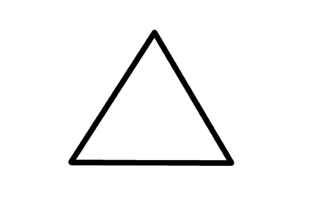Треугольник символ PNG файл