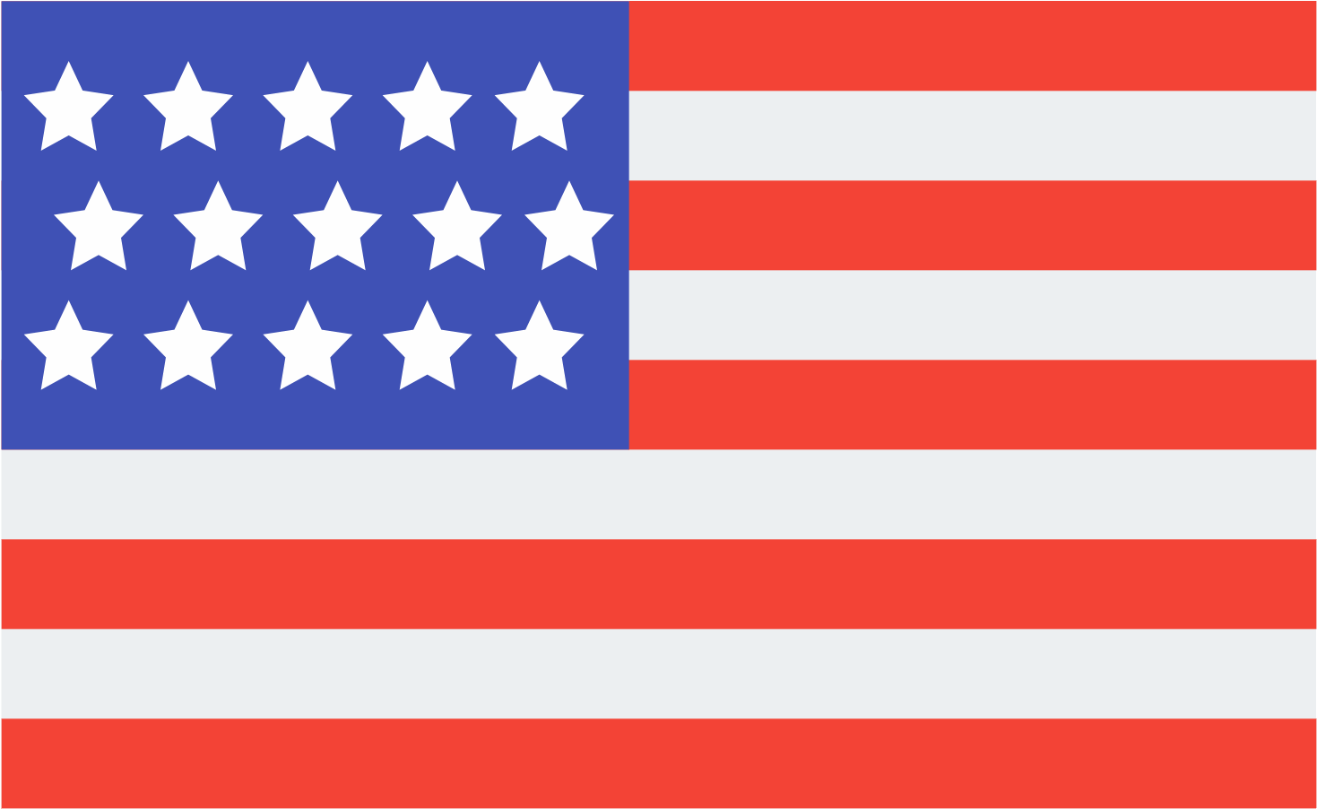 Bandiera USA PNG Trasparente