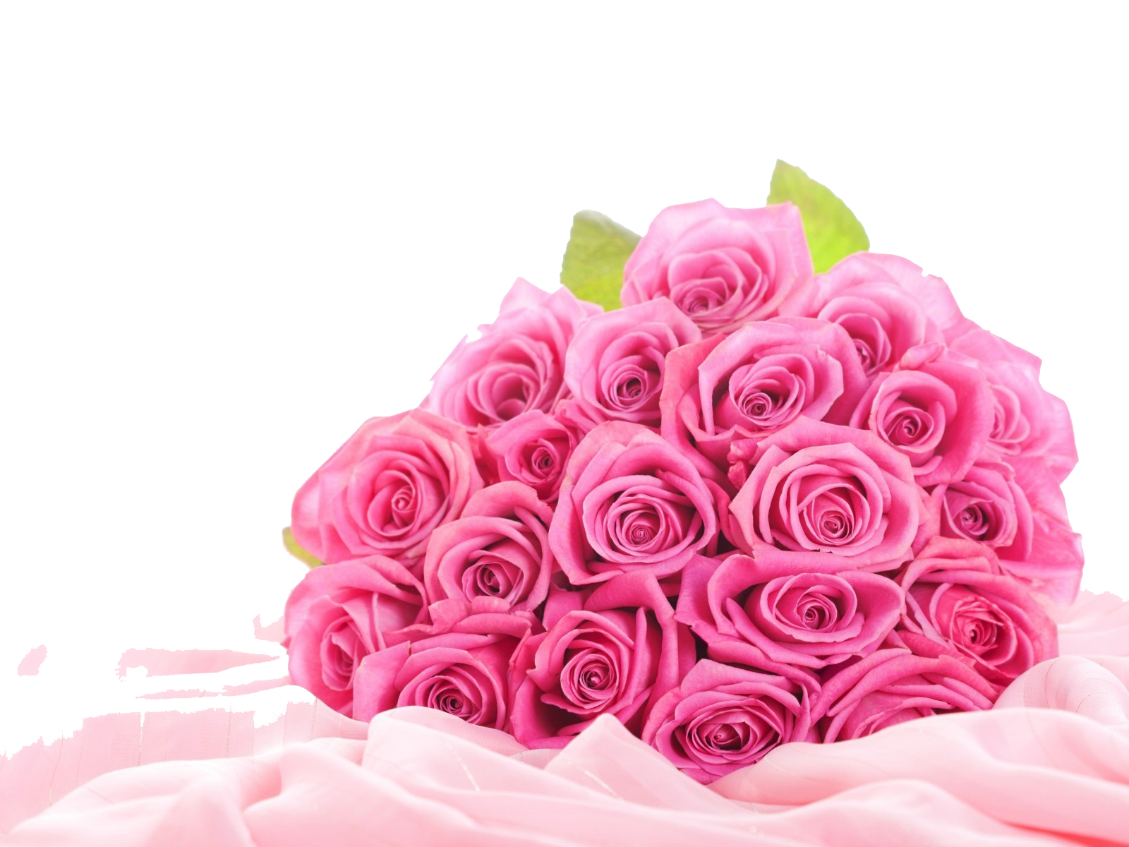Валентина розовый букет PNG фото