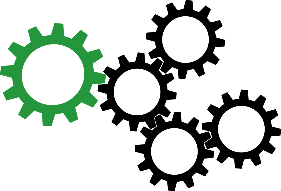 Vector Gears PNG Picture