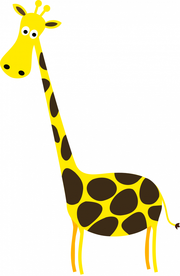 Vector Giraffe PNG Clipart