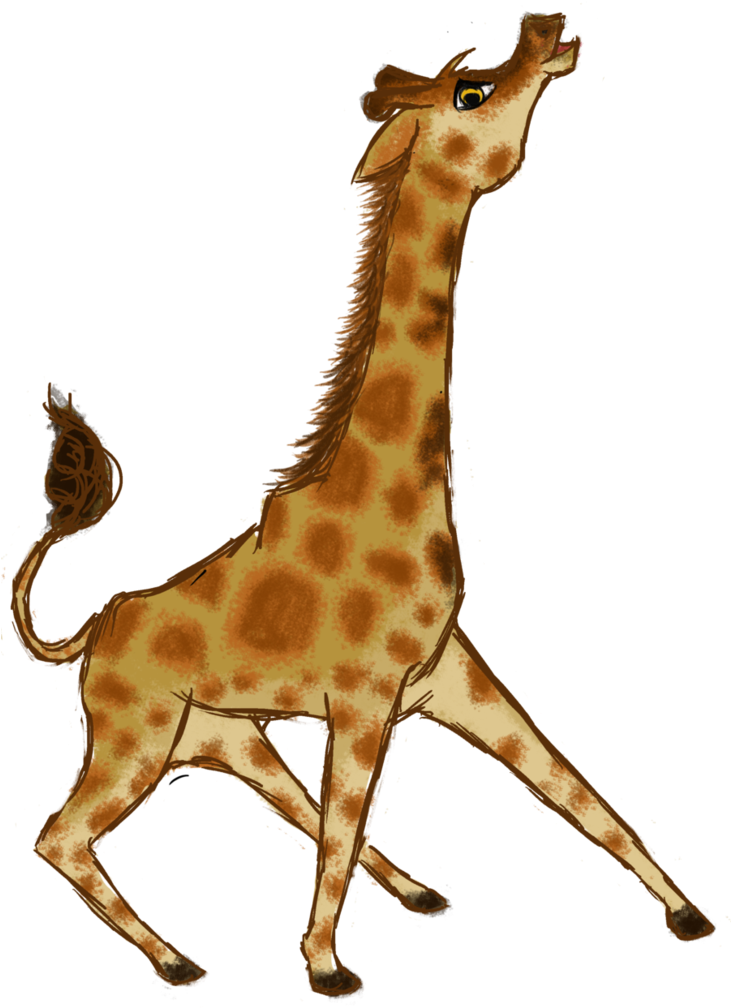 Vetor Girafa PNG clipart