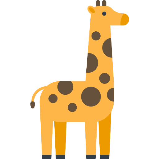Vector Giraffe PNG HD