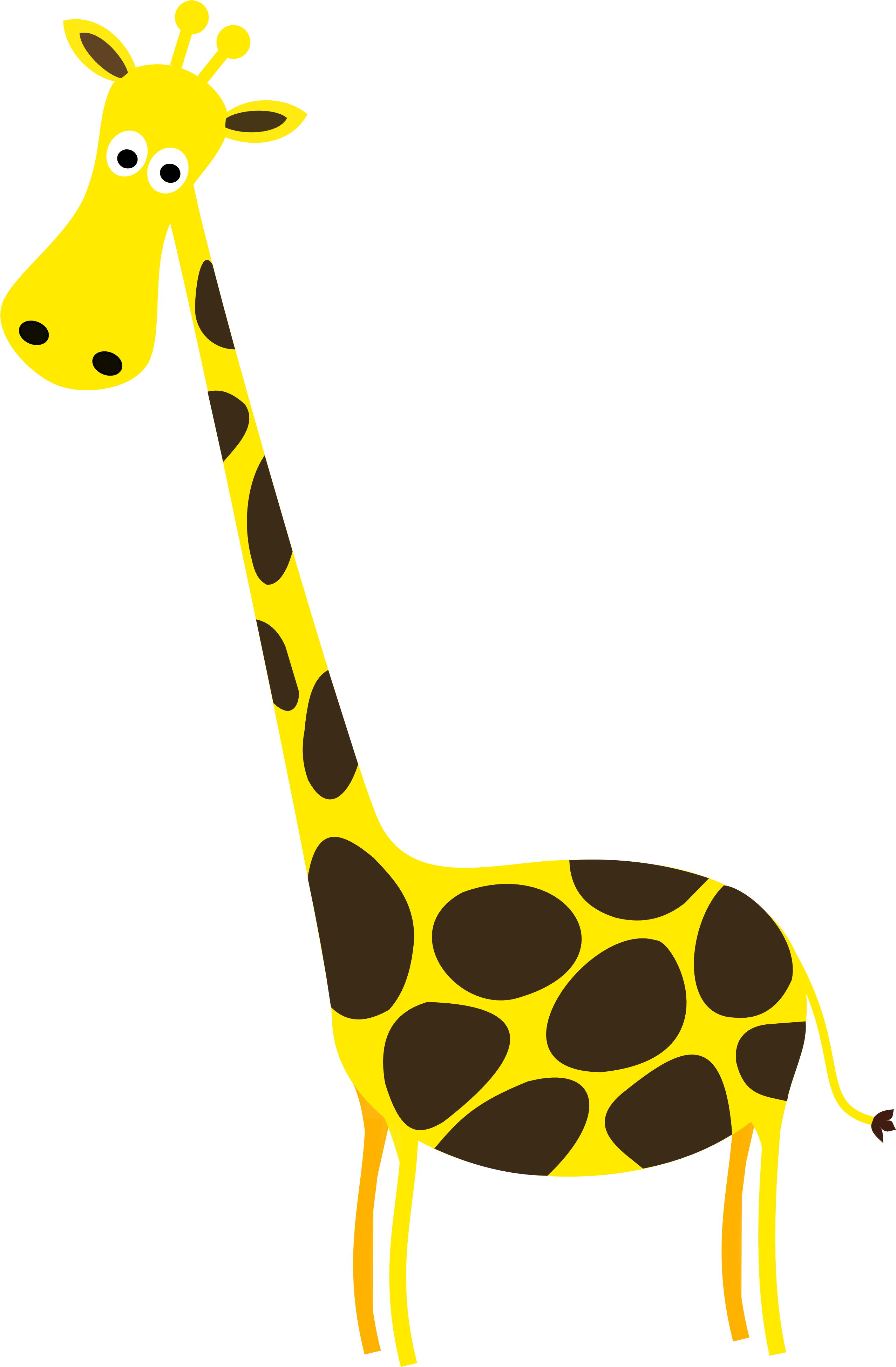 Vector Giraffe PNG fotos