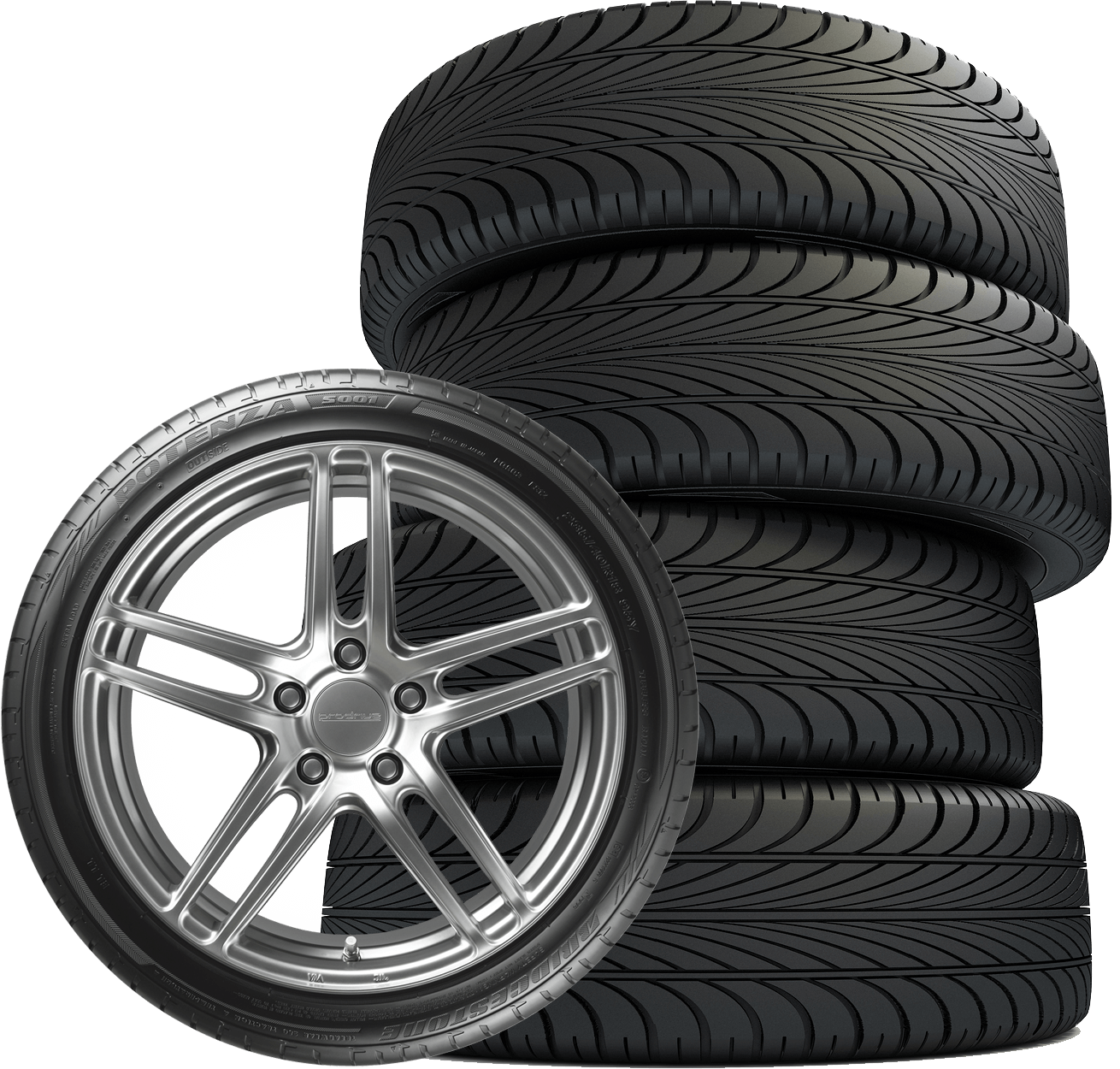 Vector Tire PNG Transparent Image