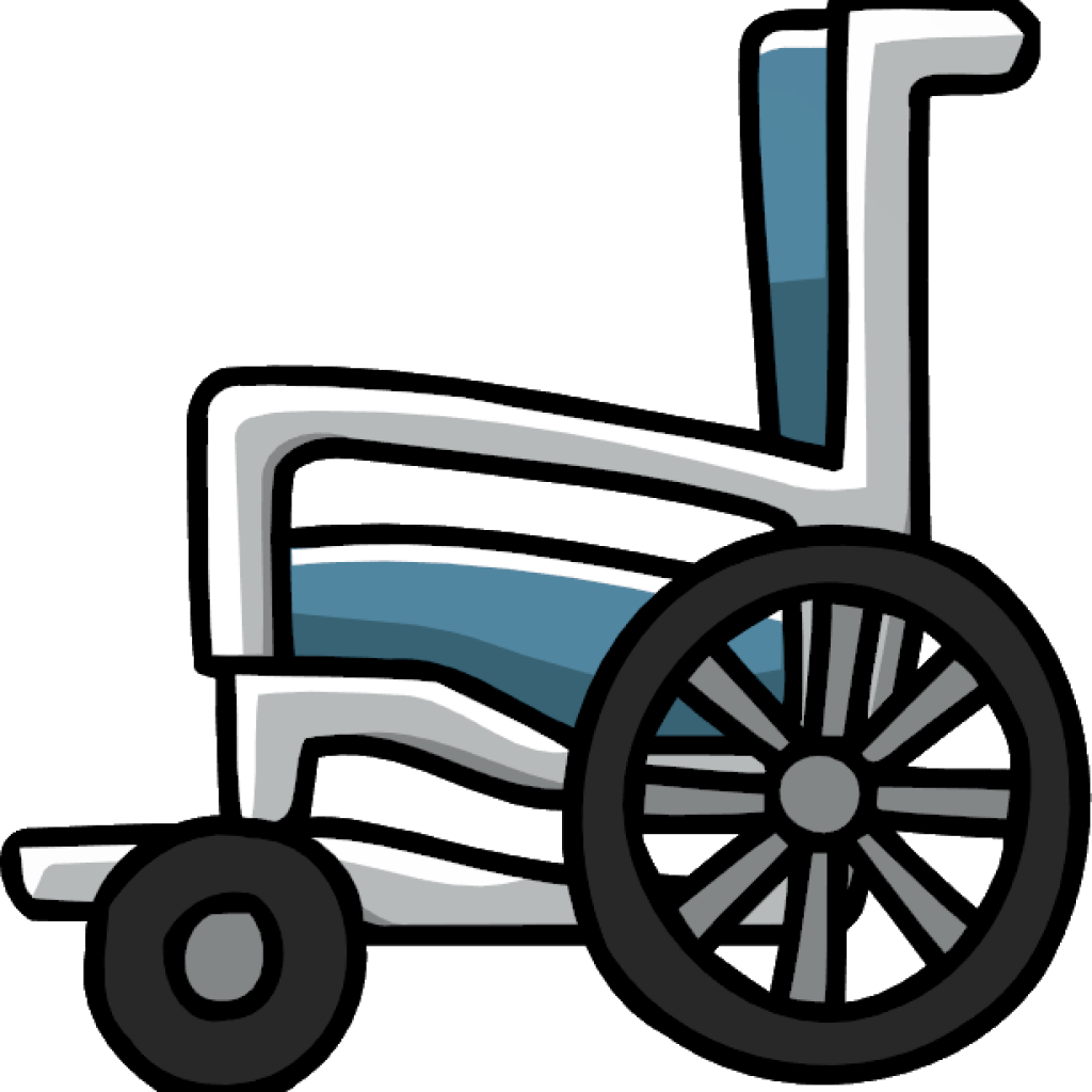 Vector Wheelchair PNG Image