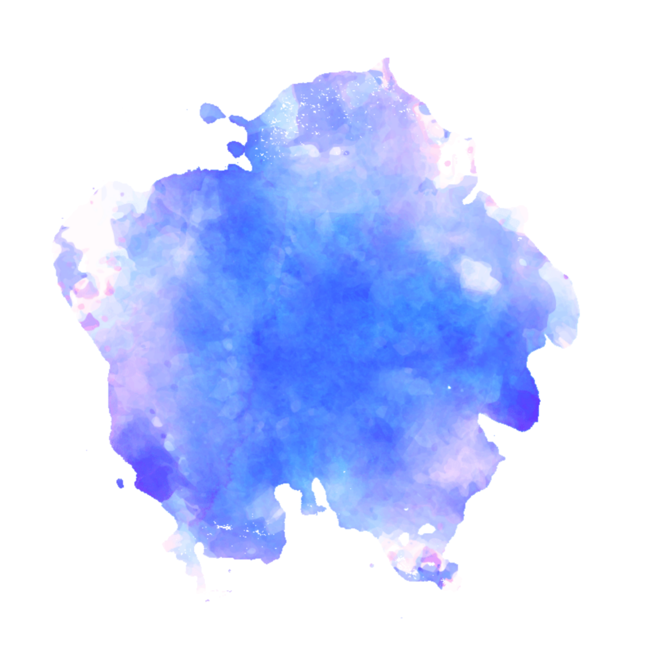 Aquarel Blauwe PNG-afbeeldingen