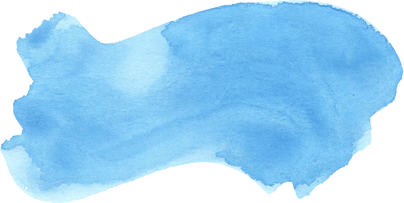 WaterColor ملف PNG الأزرق