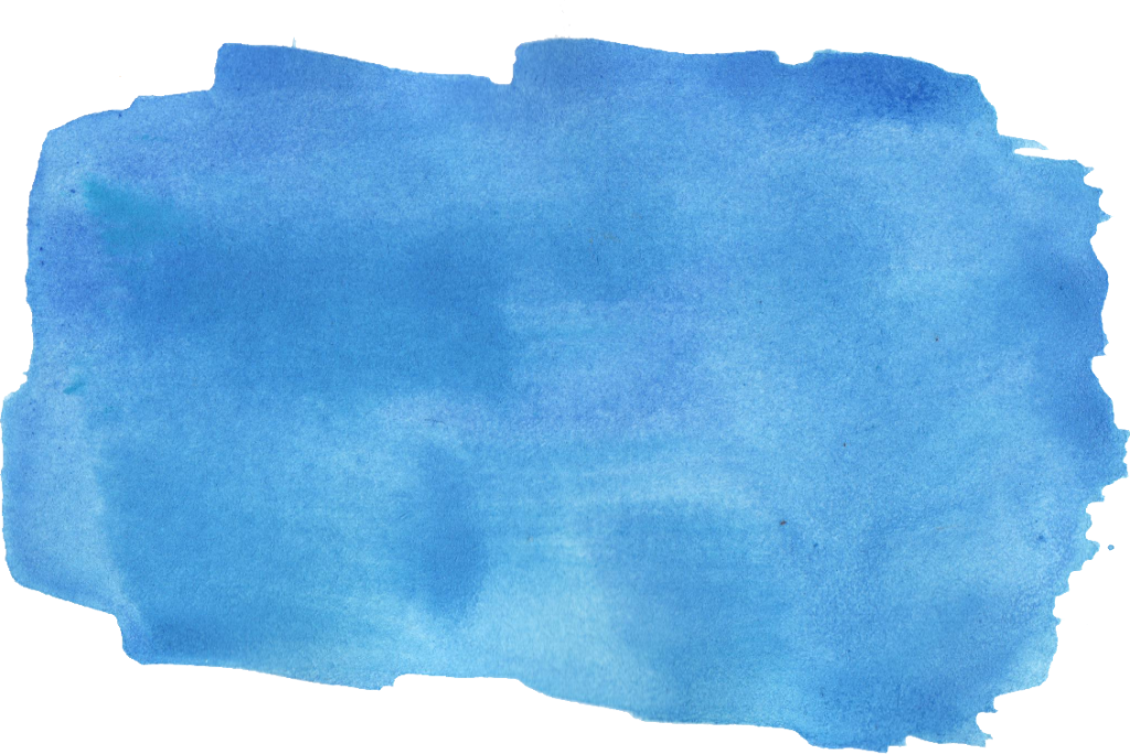 Акварель синяя PNG Pic