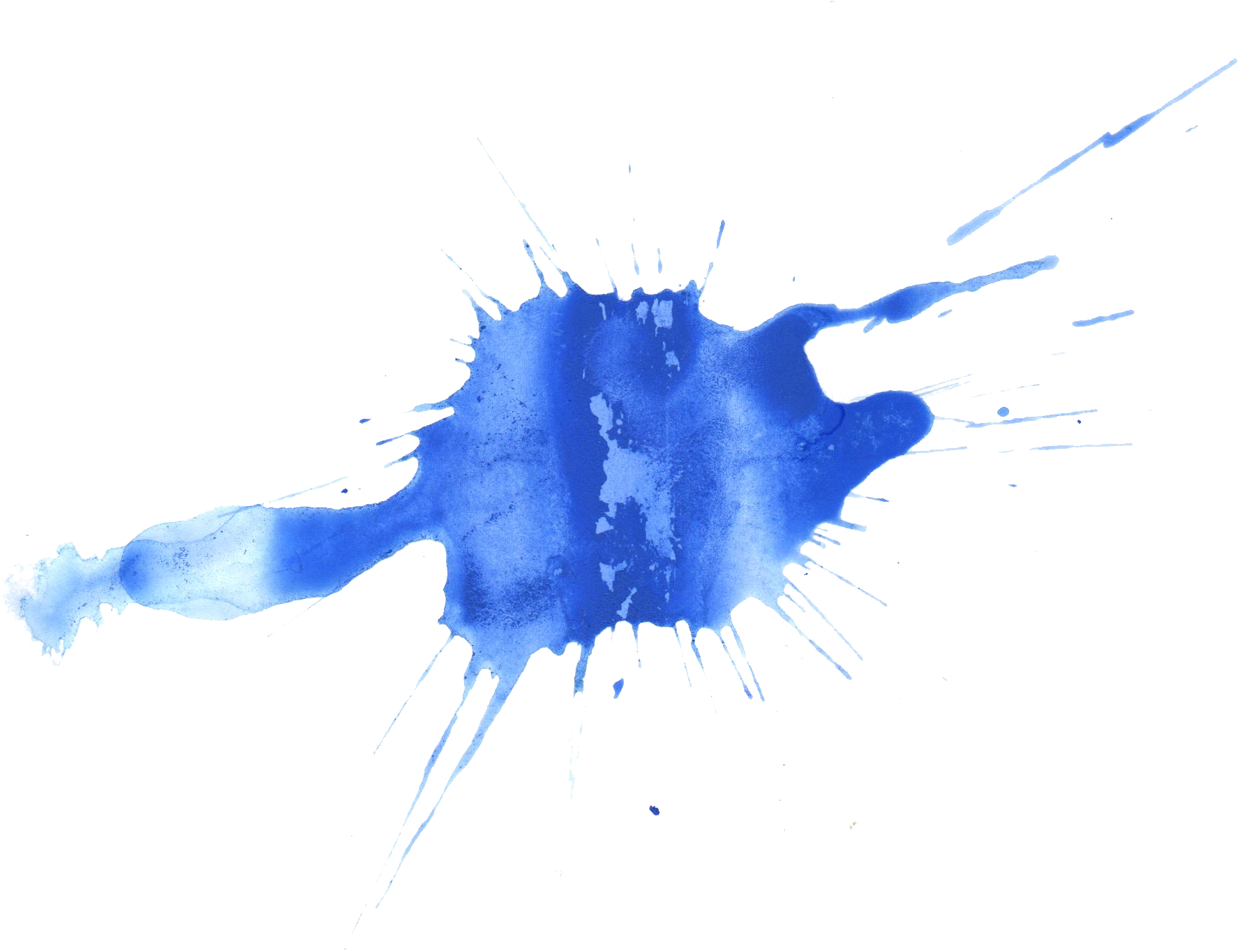 PNG Transparent bleu aquarelle