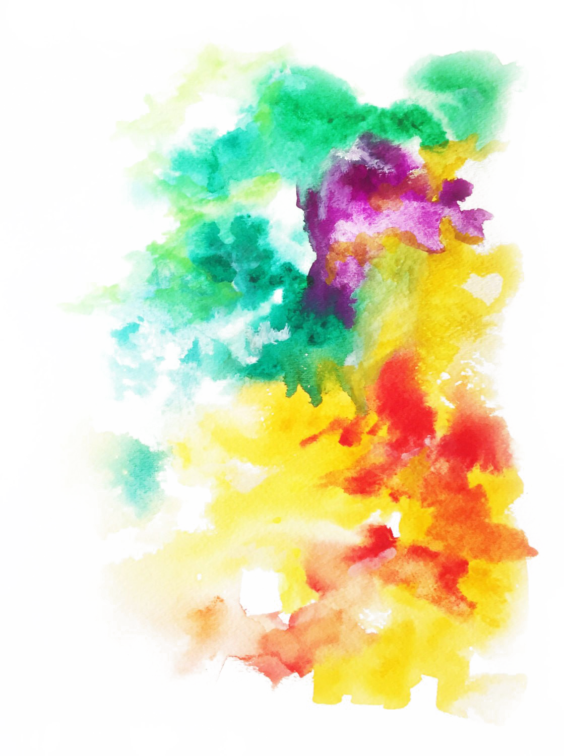 Watercolor texture PNG Transparent Image