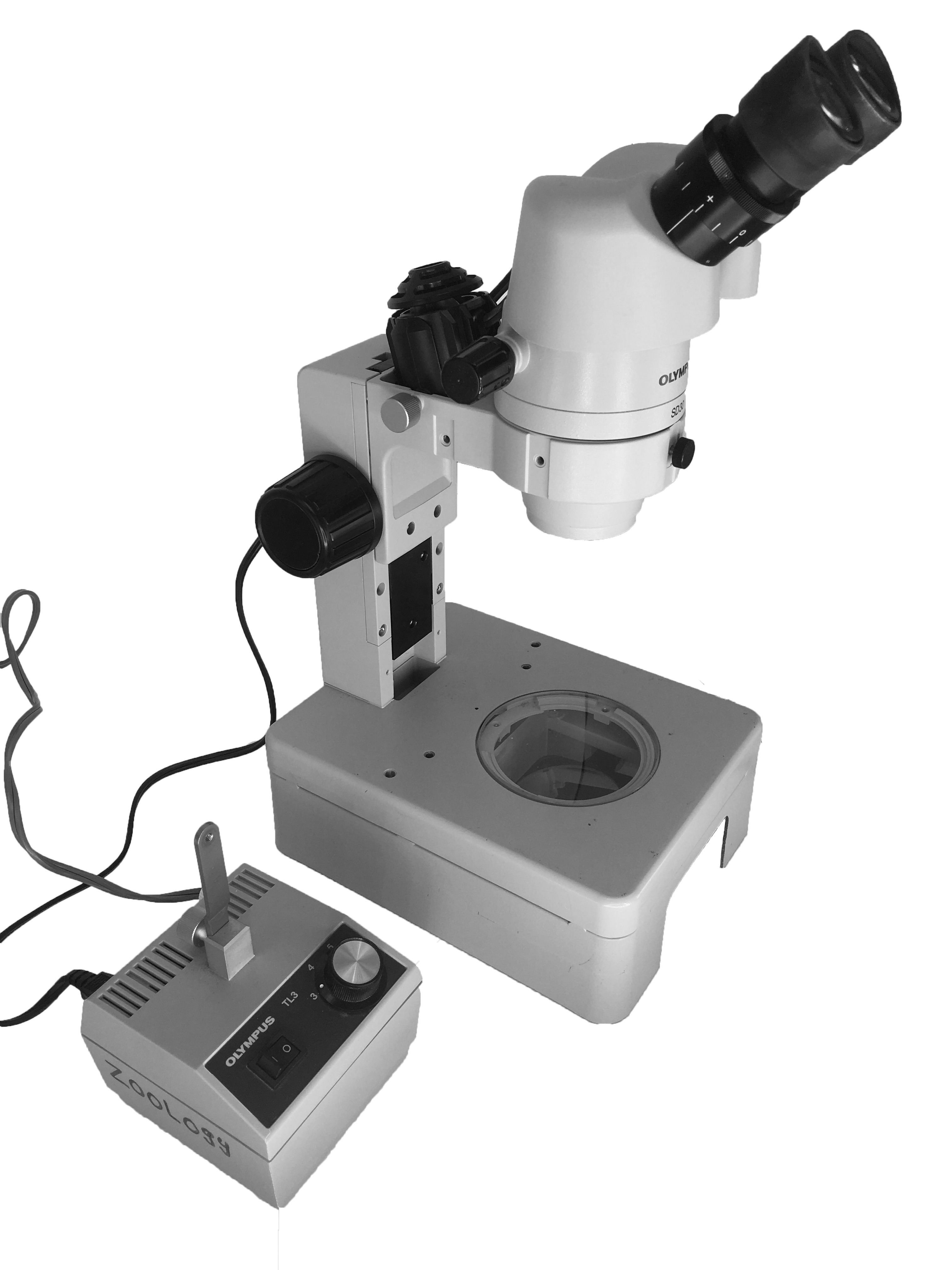 Weißes Mikroskop PNG-Bild