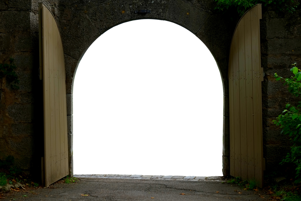 Деревянные ворота PNG Image
