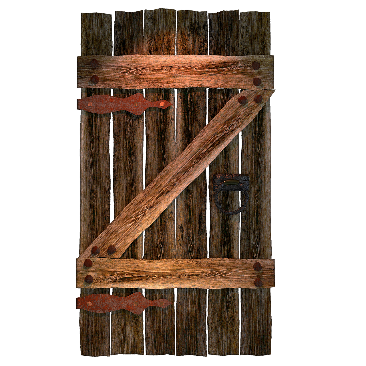 Pic a cancello in legno PNG PIC