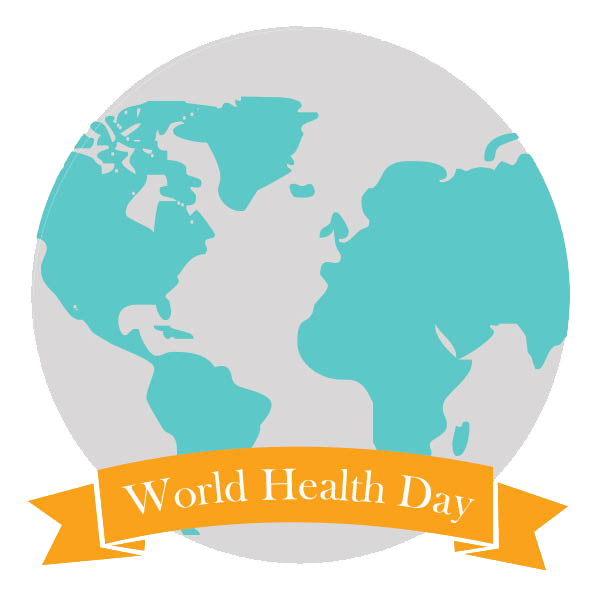 Immagine Trasparente del badge del giorno della salute del mondo