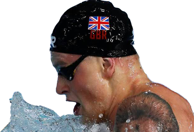 Adam Peaty Olympic Player PNG Transparent Image
