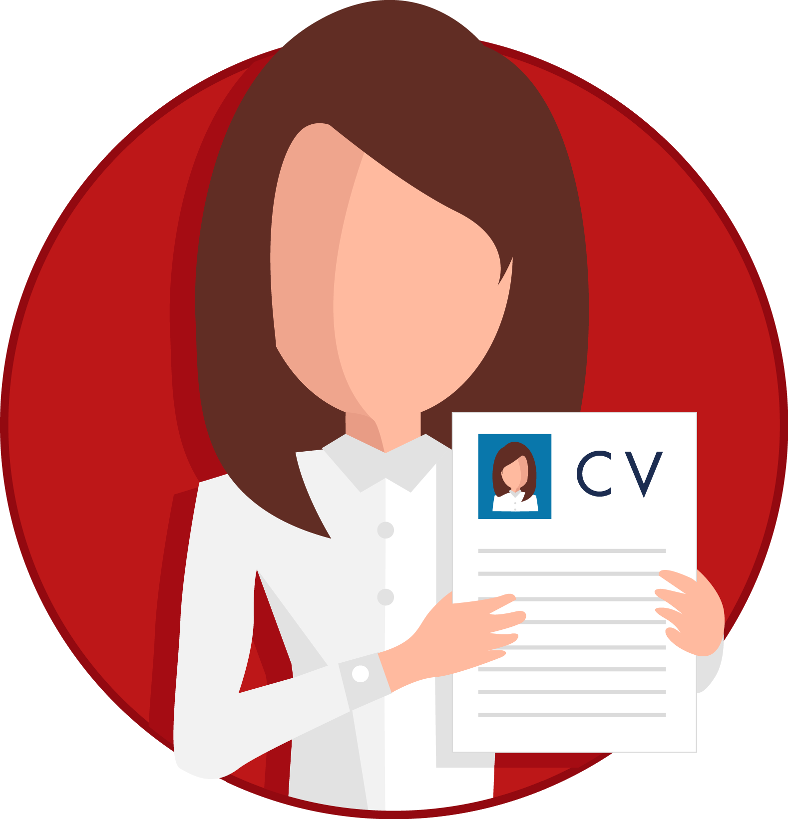 CV Resume Transparent Background