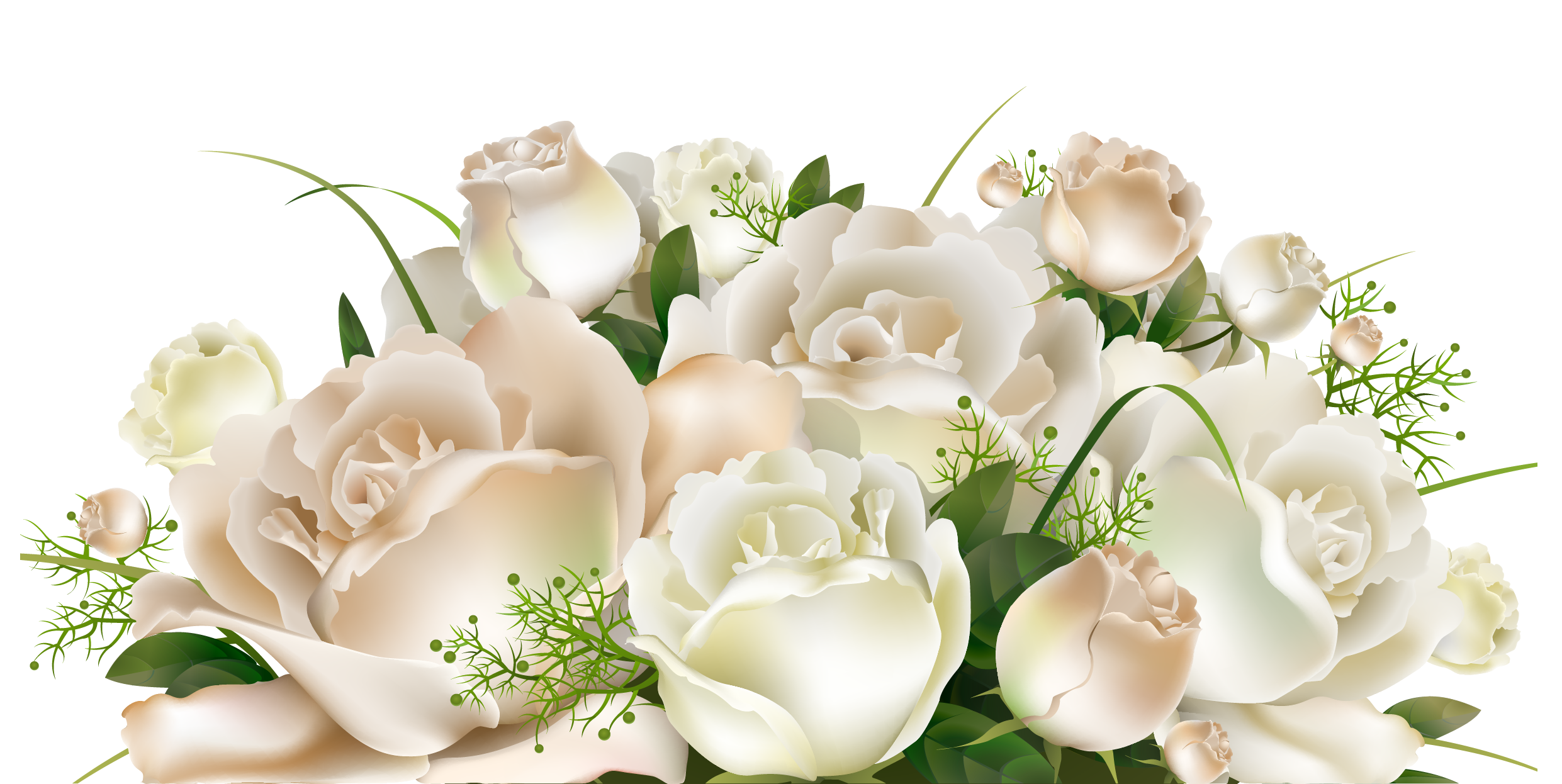 Colorful Rose Flower PNG Pic