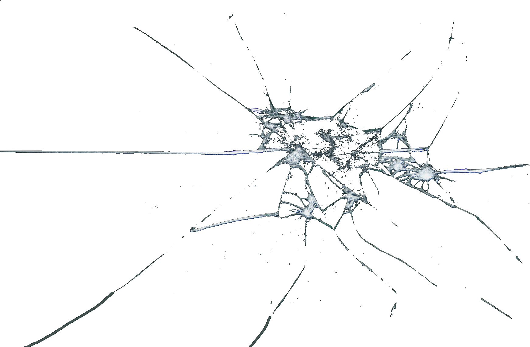Crushed Glass Cracks PNG File