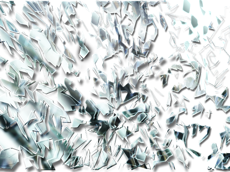 Crushed Glass Cracks PNG Photos