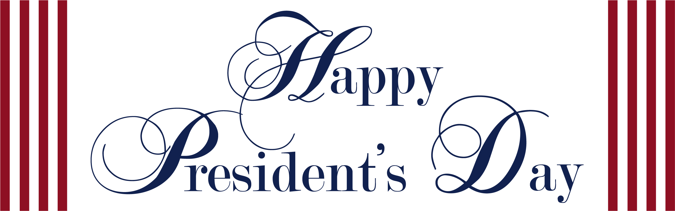 Happy Présidents Day PNG Image