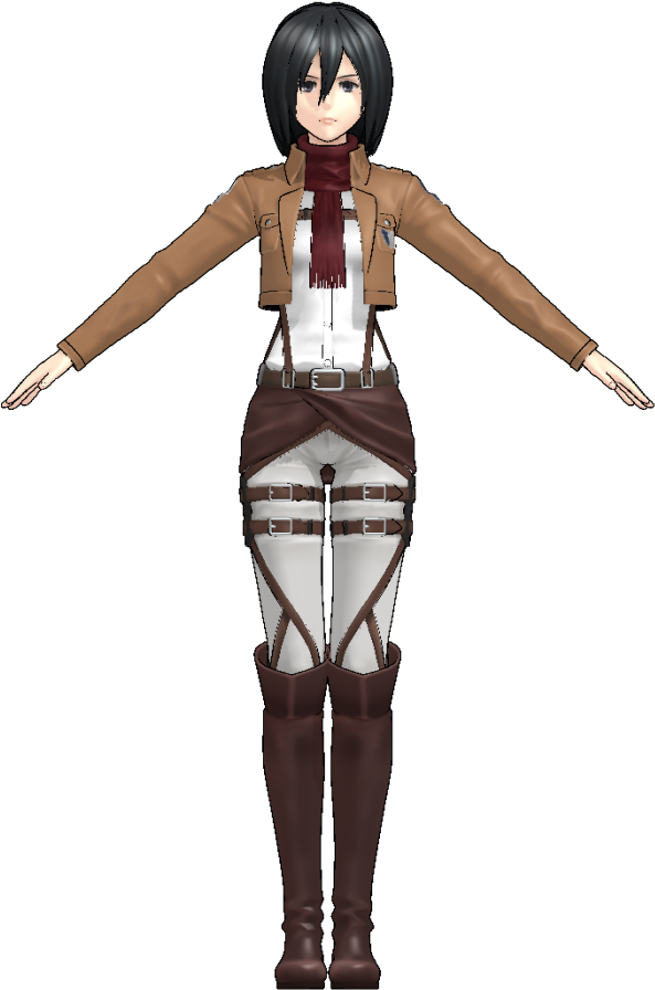 Mikasa Ackerman Transparent Background