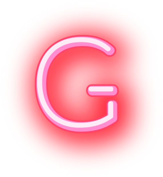 Neon Font PNG Image