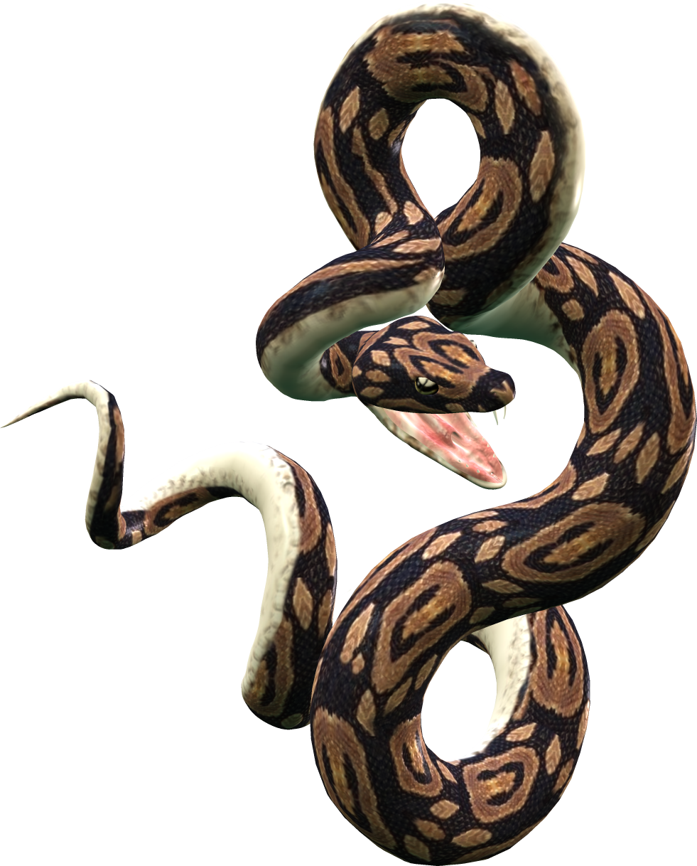 Ядовитая змея PNG HD