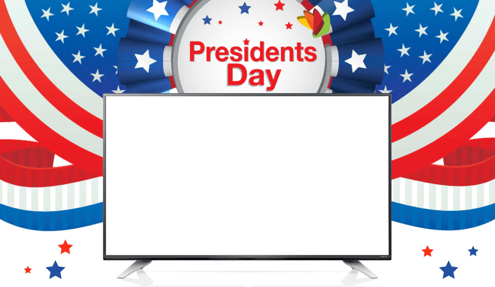 Presidentes Dia Banner Transparente PNG