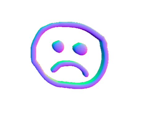 Trauriger Emoticon PNG Clipart