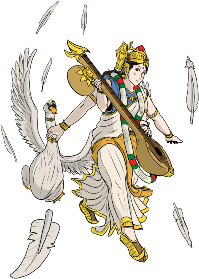 Saraswati Devi PNG ملف