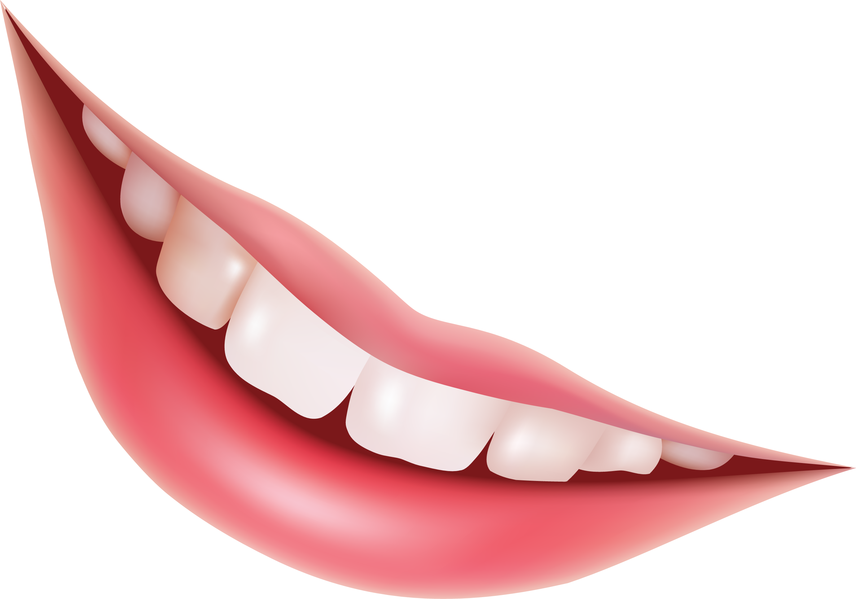 Улыбка губы PNG прозрачное изображение