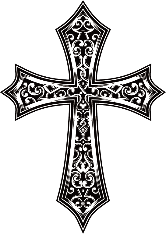 Vector Crucifix PNG Transparent Image
