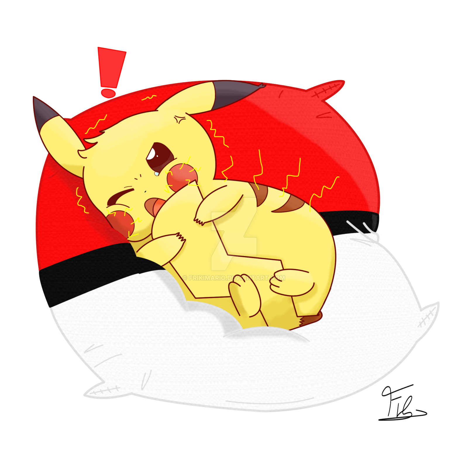 File PNG Pikachu arrabbiato
