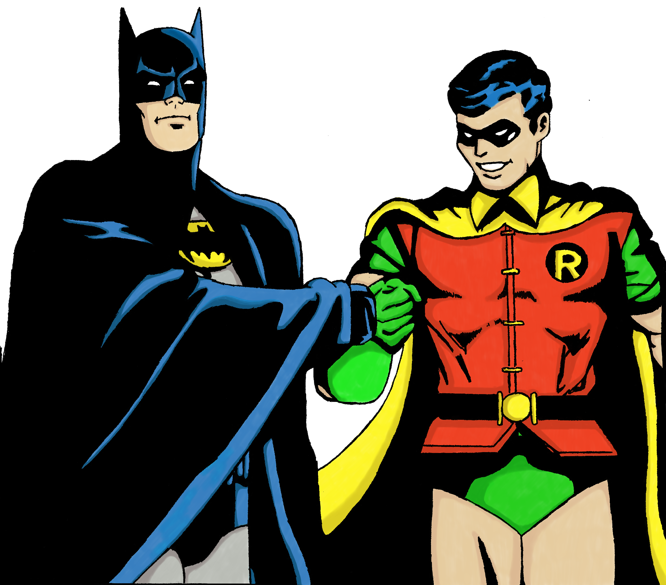 Batman e Robin PNG PIC