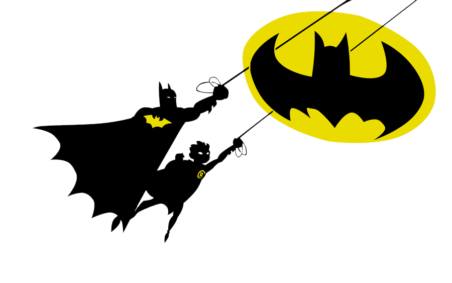 Batman y Robin PNG imagen transparente