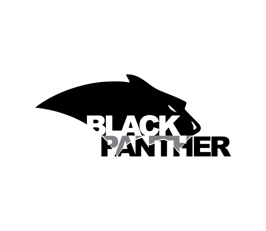 Черная пантера логотип PNG Image