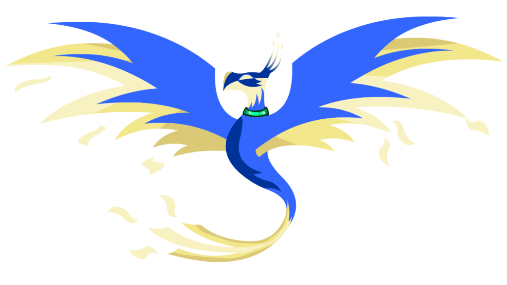ملف Phoenix الأزرق PNG