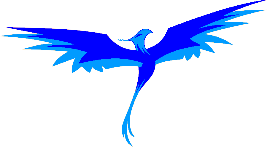 Blue Phoenix PNG HD