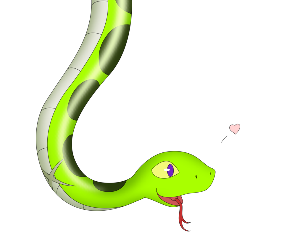 Cute Archivo PNG de serpiente