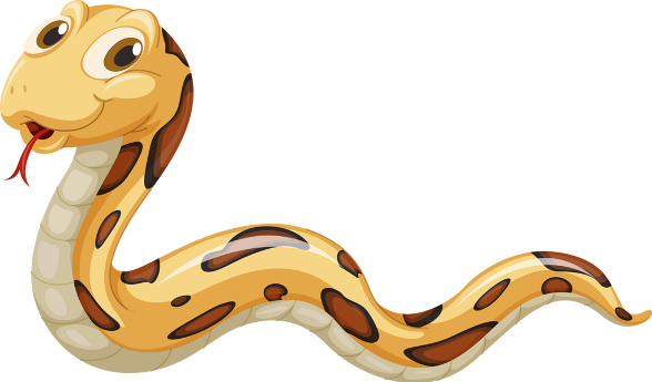 Cute Snake PNG Transparent Image
