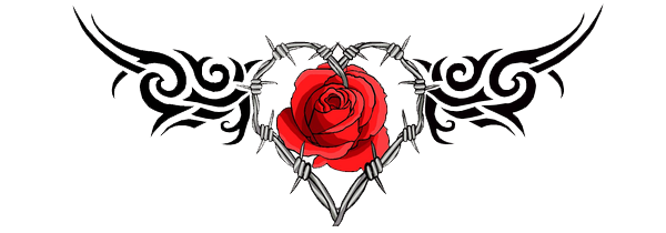 Gothic Роза PNG Файл