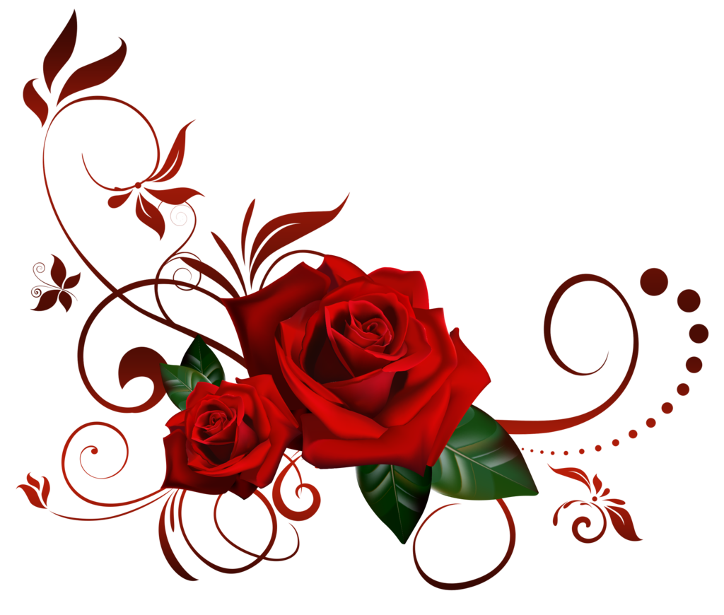 Готическая роза PNG картина