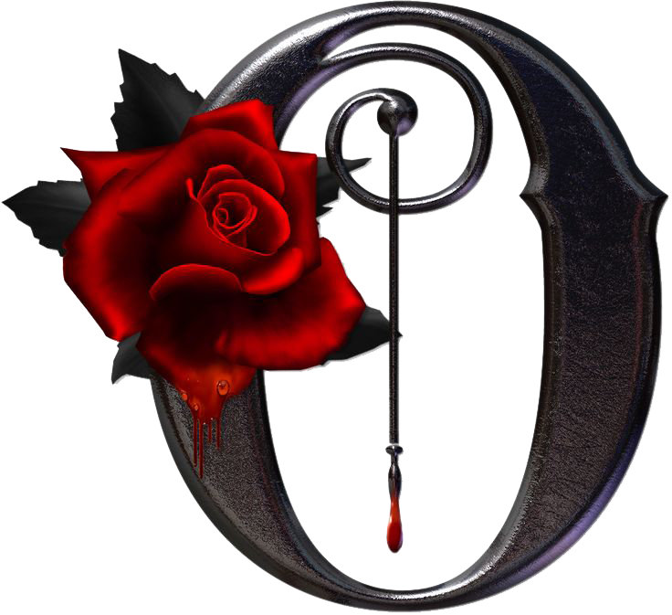 Готическая роза PNG прозрачное изображение