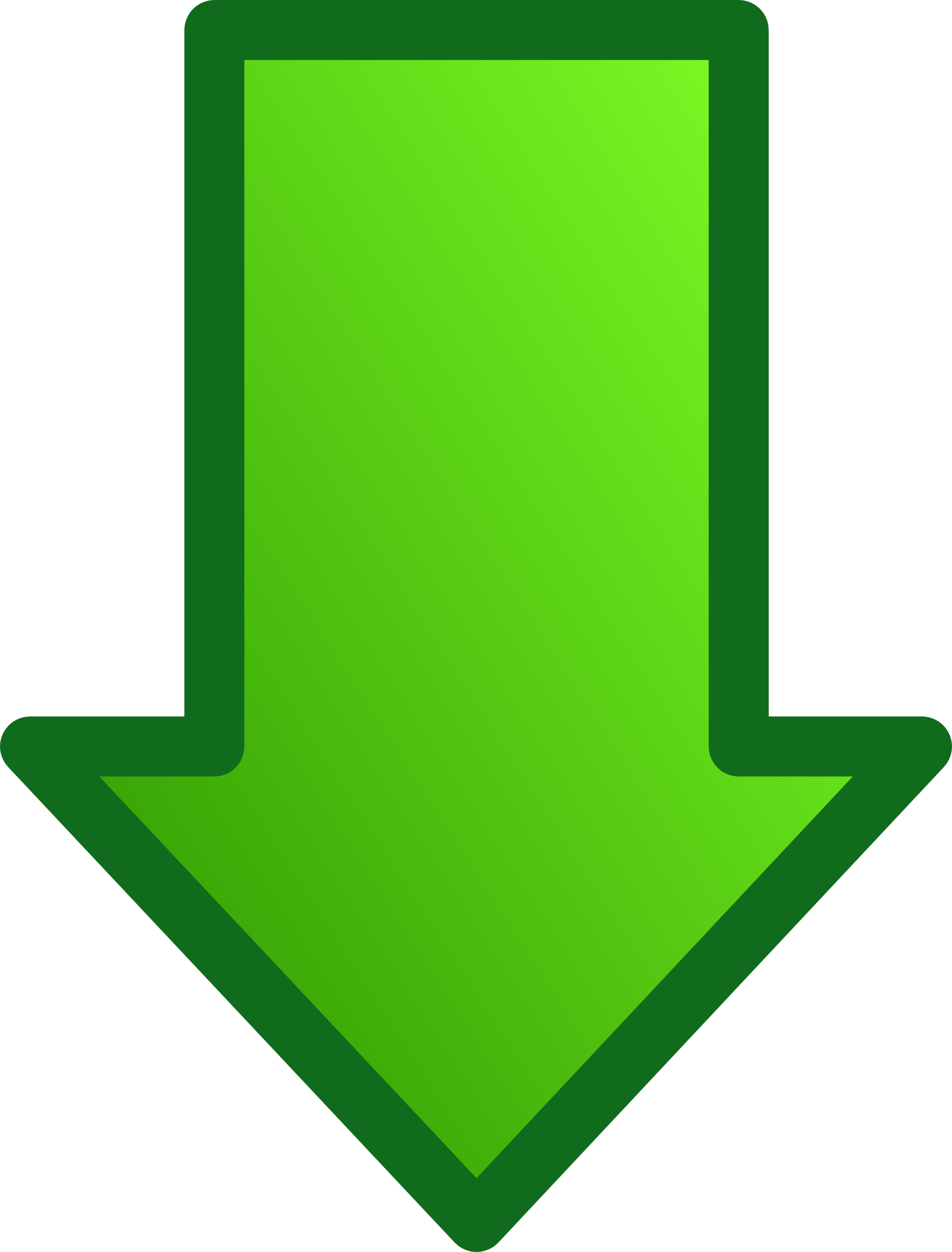 Green arrow PNG Clipart