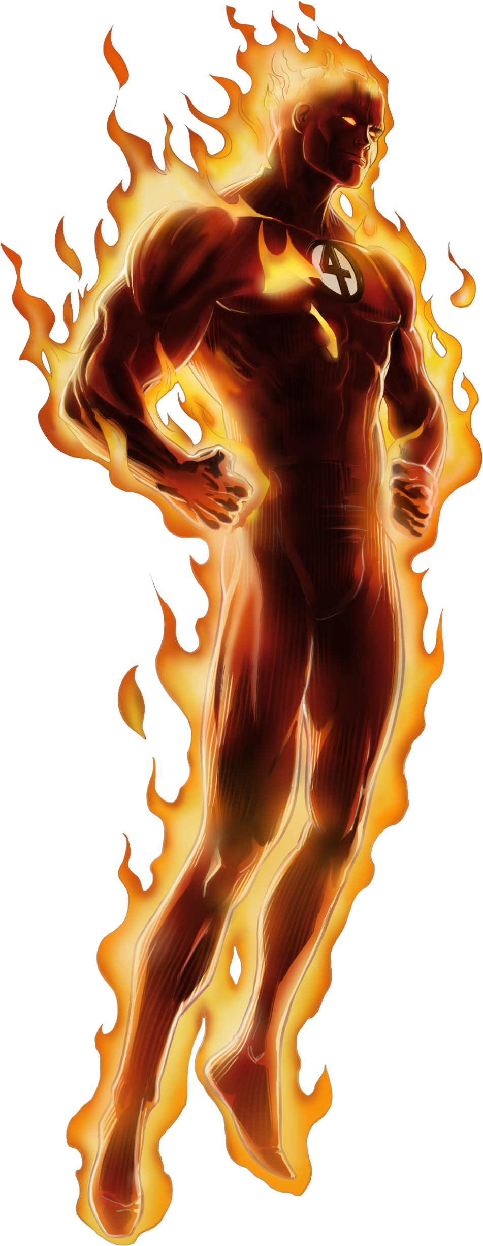Human Torch PNG Pic
