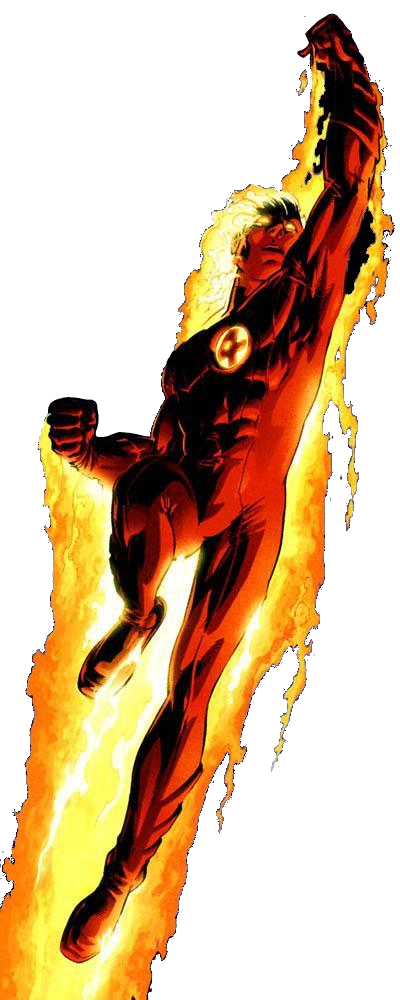 Human Torch PNG Transparent Picture