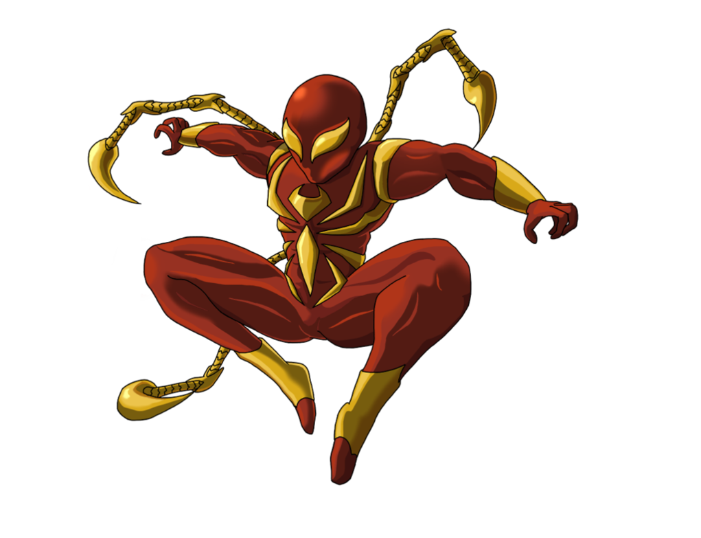 Iron Spiderman PNG Photo