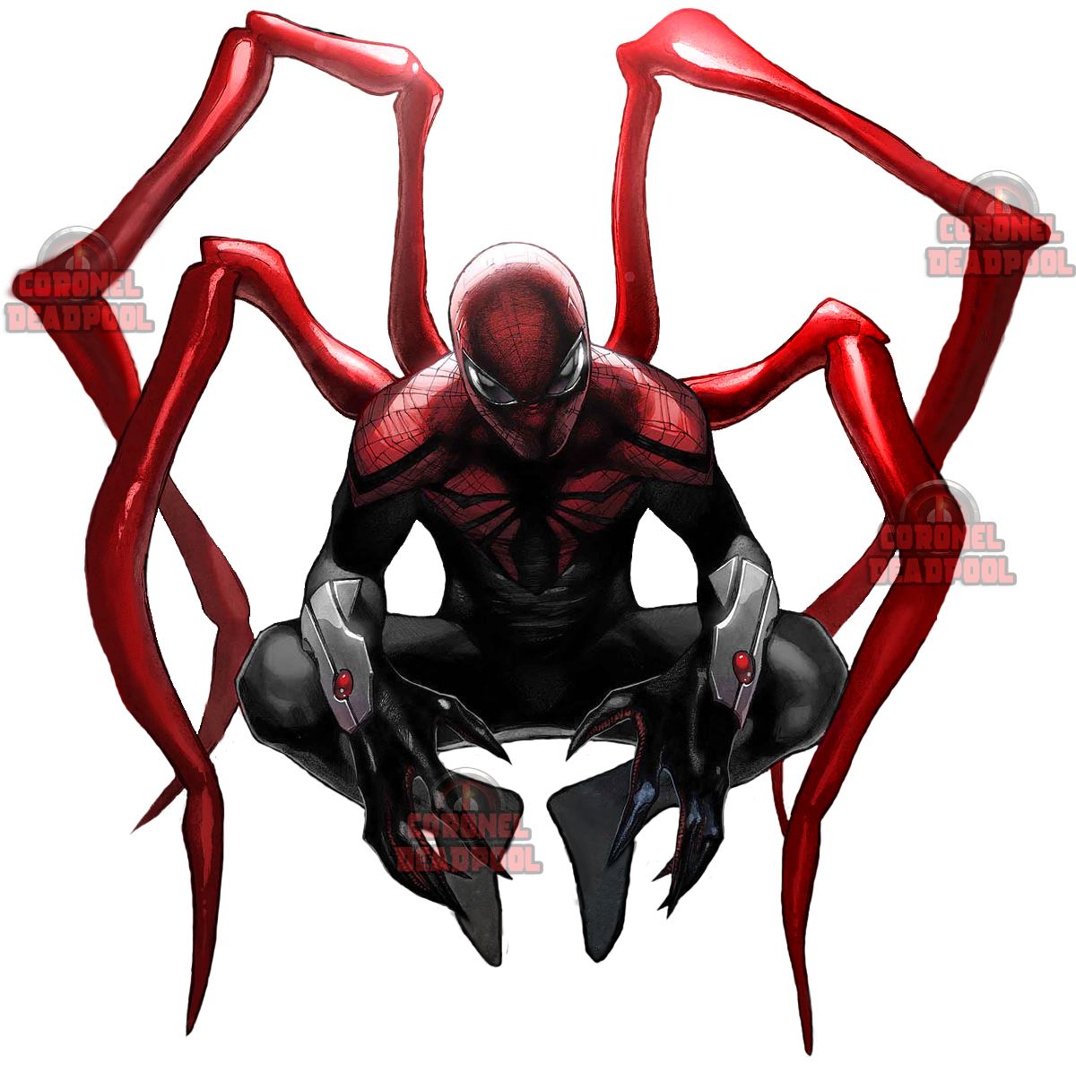 Iron Spiderman PNG Transparent Picture