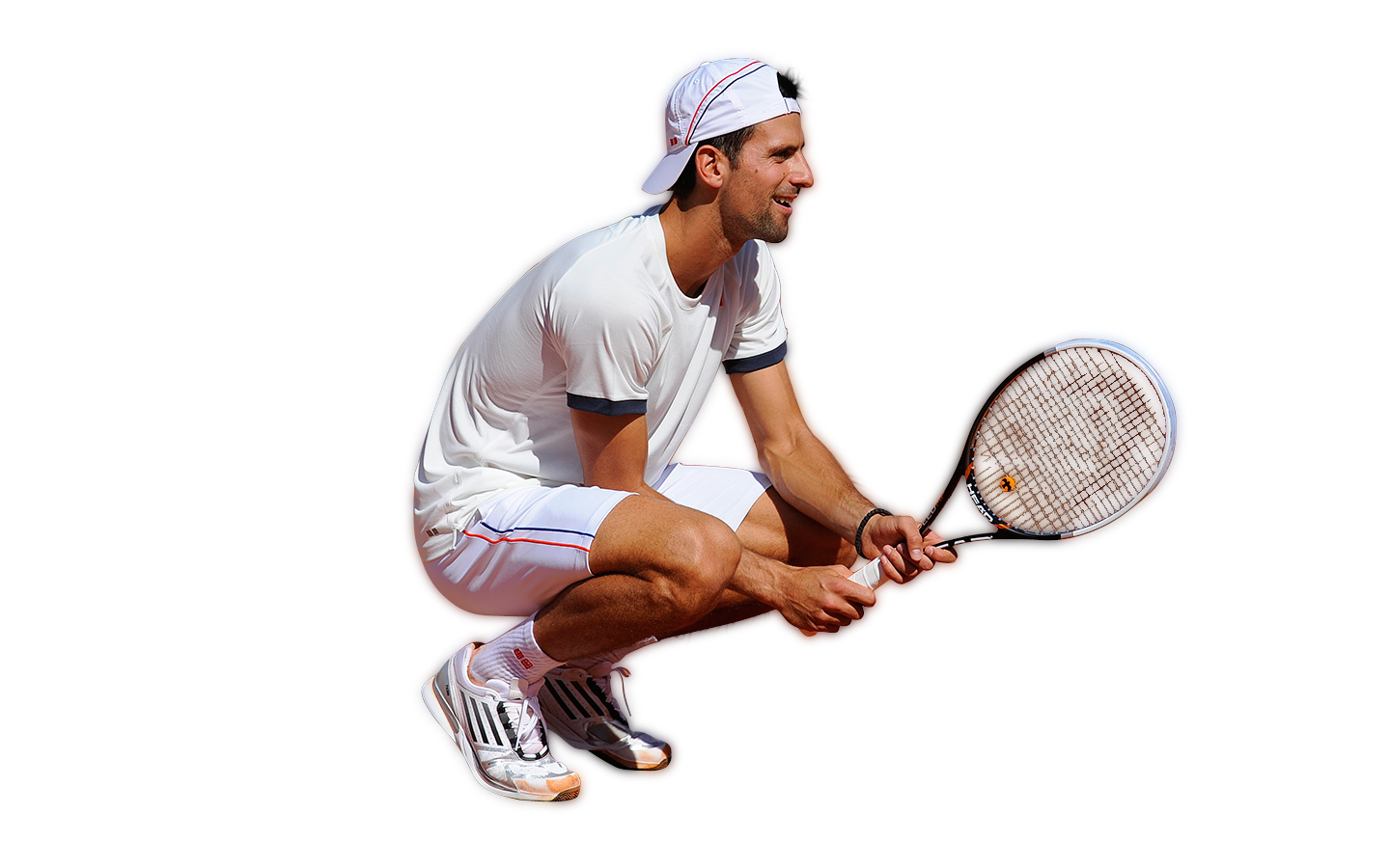 Novak Djokovic Transparante achtergrond
